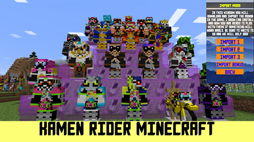 Kamen Rider Mod Minecraft PE PC版