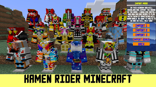 Kamen Rider Mod Minecraft PE PC版