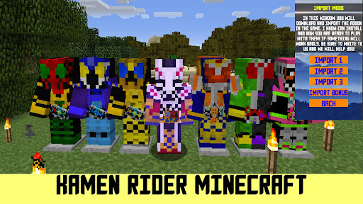 Kamen Rider Mod Minecraft PE PC版
