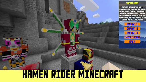 Kamen Rider Mod Minecraft PE PC版