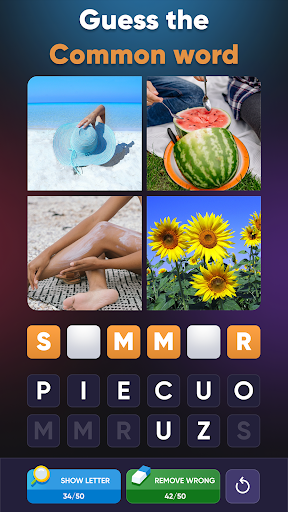 4 Pics Association Word Puzzle