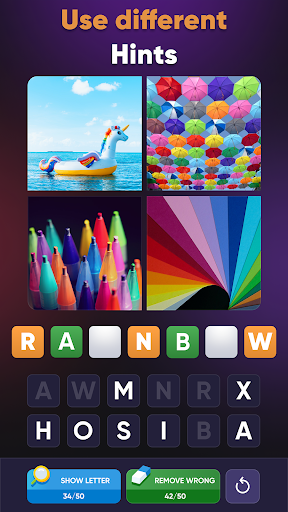 4 Pics Association Word Puzzle