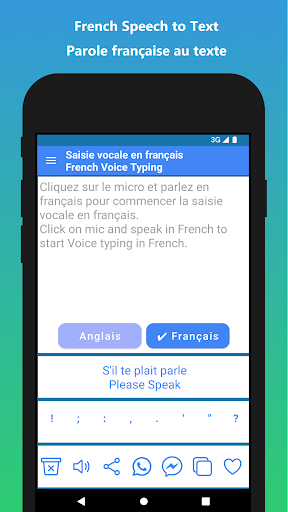 Saisie vocale en français PC