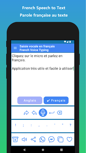 Saisie vocale en français PC
