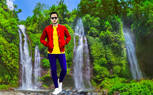 Waterfall photo editor frames PC