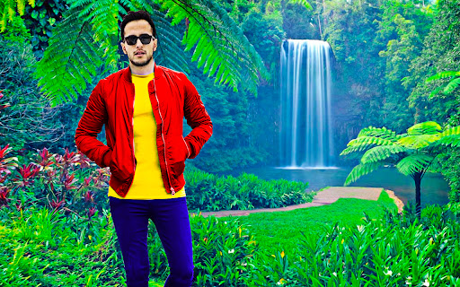 Waterfall photo editor frames PC