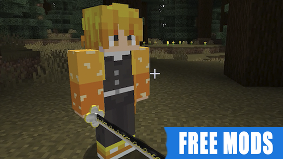 Zenitsu Demon Slayer Mods MCPE