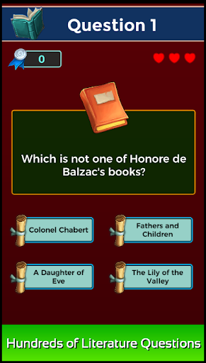 Literature Quiz Game PC