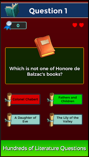 Literature Quiz Game PC