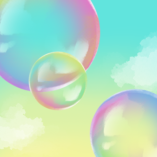 シンプルシャボン玉 PC