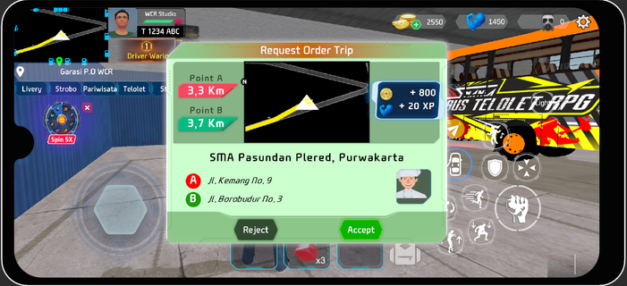 Bus Telolet RPG : Ojol Trip