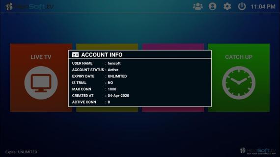 HenSoft Player For Xtream UI