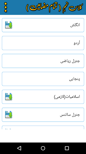 9th Class Past Paper 2022