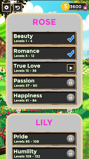 Flower crossword puzzle games