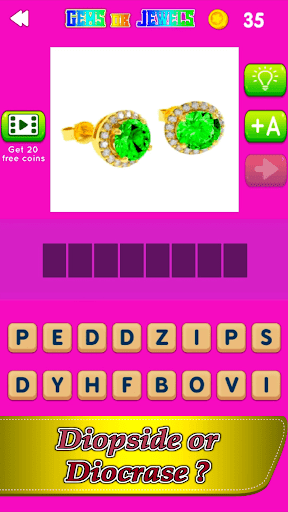 Guess the gems or jewels game PC版