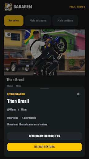 Skins Projeto Grau 2
