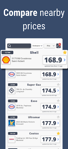 Prix Essence Quebec Gas Prices PC