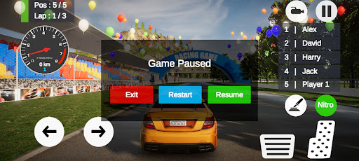 komputer Racing car: car games