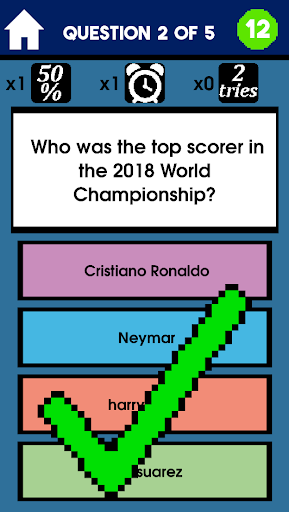 Football Cup 2022 - Quiz Game