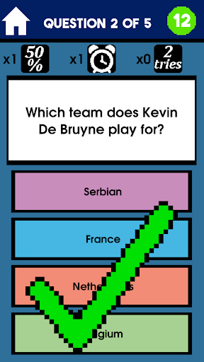 Football Cup 2022 - Quiz Game