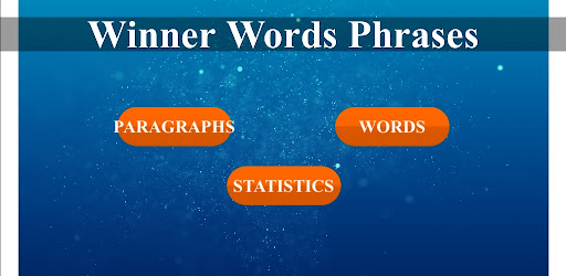 Winner Words Phrases