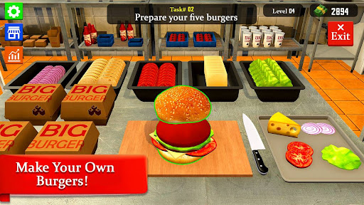 Burger Restaurant Simulator 3D PC