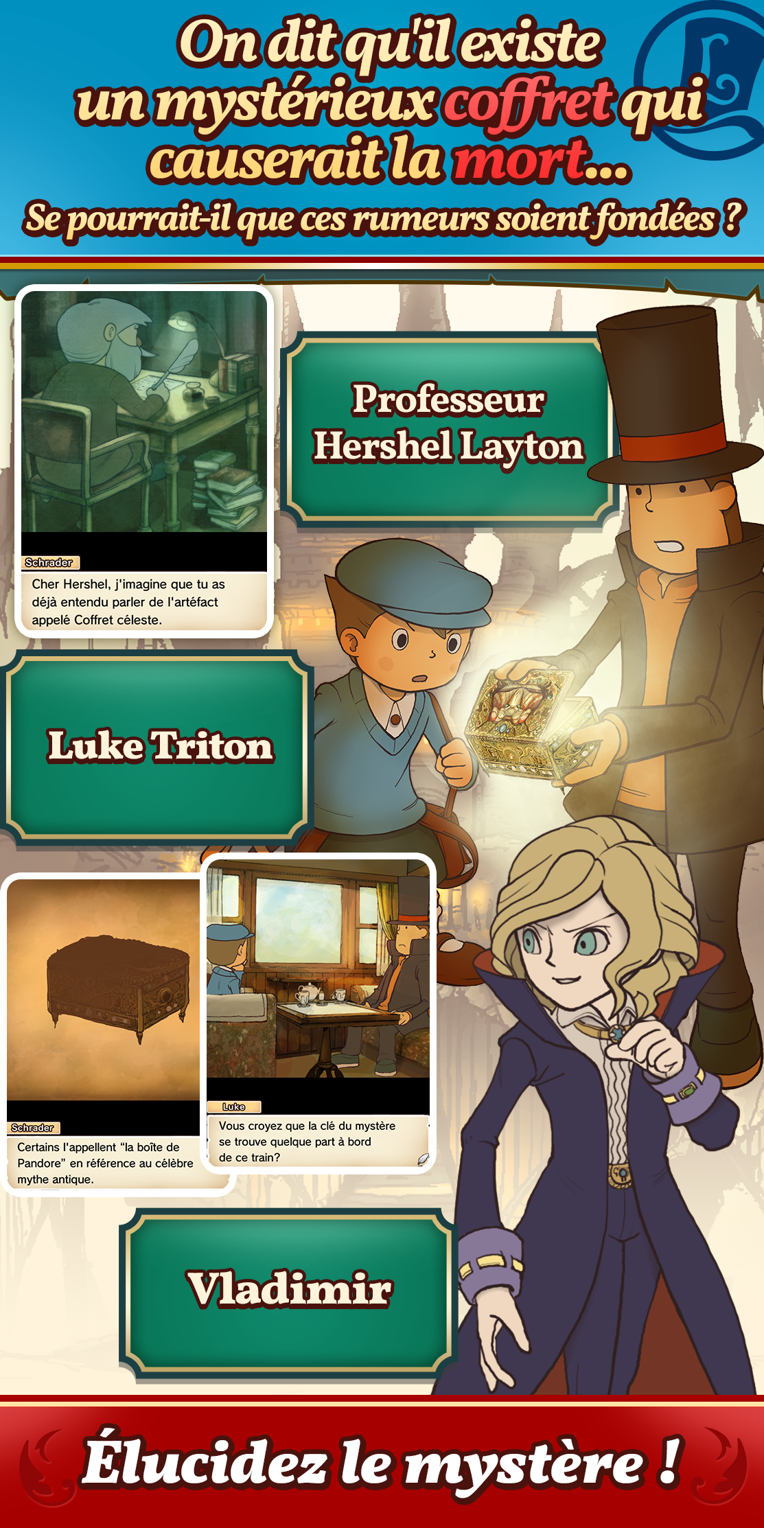 Layton : boîte de Pandore HD PC