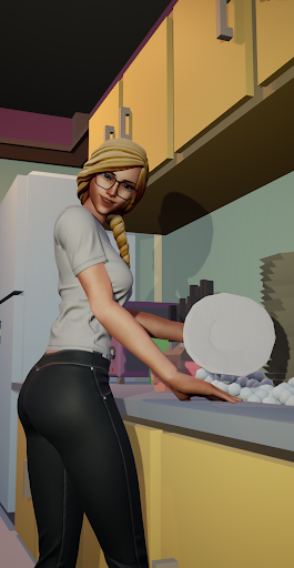 komputer Wife simulator:3D Idle offline