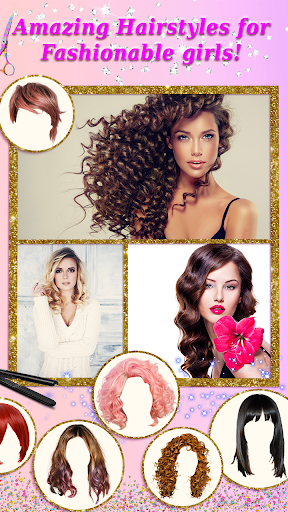 جمال كام الشعر والمكياج الحاسوب