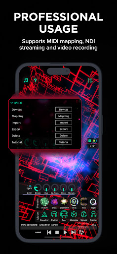 Vythm VJ - Music Visualizer DJ پی سی