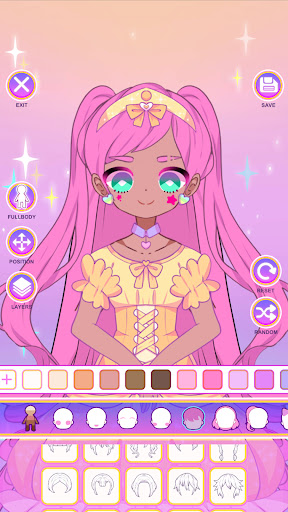 Moon Story dress up girl game الحاسوب