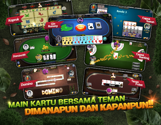 Indoplay-Capsa Domino QQ Poker PC