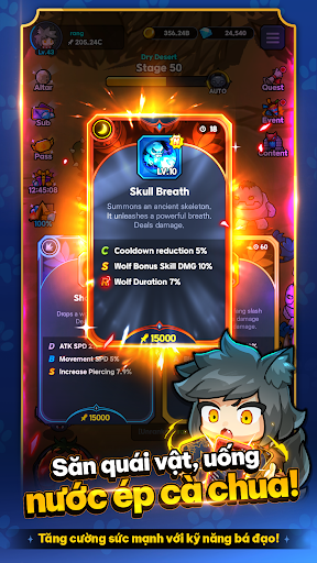 Go Go Wolf! - RPG nhàn rỗi
