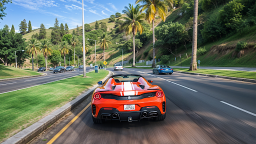 Car Highway Traffic Racing