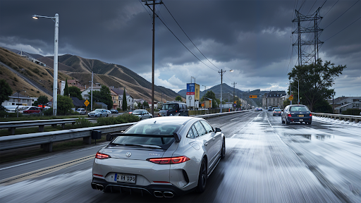 Car Highway Traffic Racing