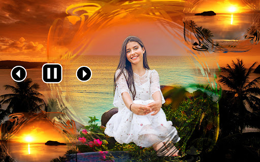 Sunset photo video maker music PC