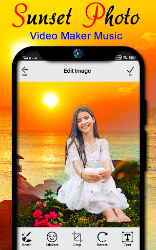 Sunset photo video maker music PC