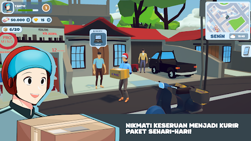 komputer Kurir Paket Simulator