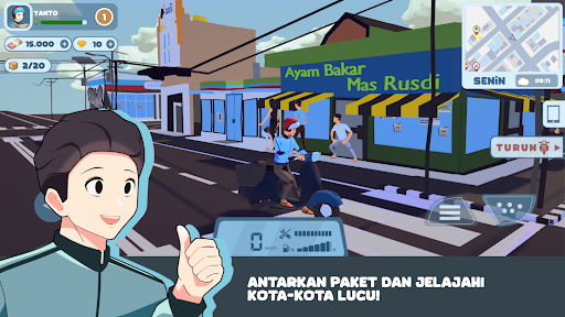 komputer Kurir Paket Simulator