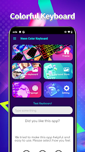 Neon Color Keyboard PC