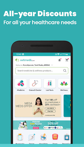 Netmeds - India Ki Pharmacy پی سی