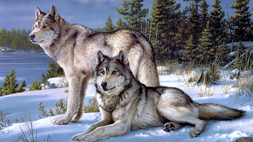 Wolf-spellen dierensimulator PC