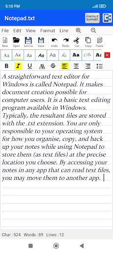 Edit Text Files TXT File Maker PC