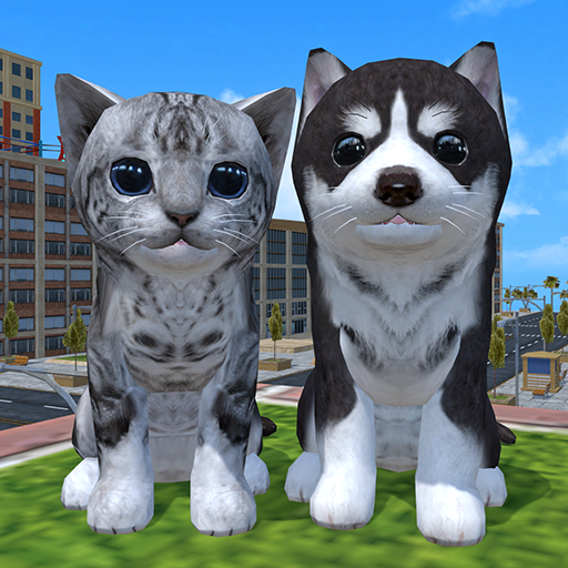 Cute Cat And Puppy World PC