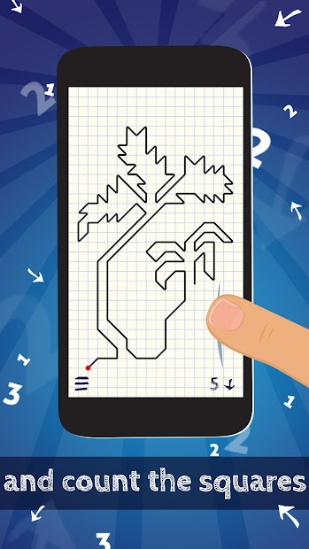 Графический Диктант: считалка и раскраски ПК