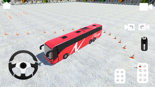 Coach Bus Parking 3D