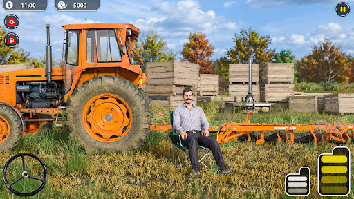 Wiejska farma traktorów 3D