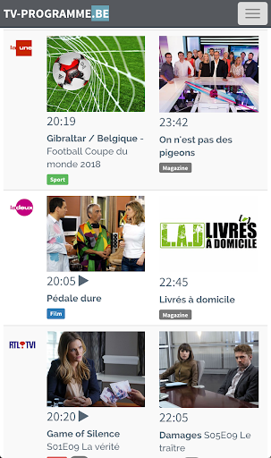 Programme TV Belgique PC