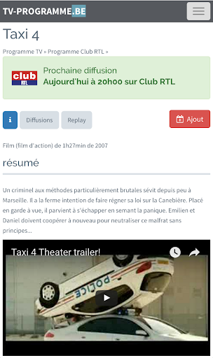 Programme TV Belgique PC
