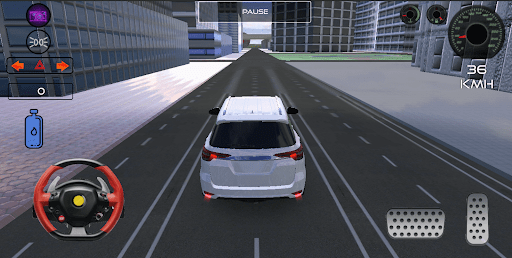 komputer Toyota Fortuner Drive Car Game
